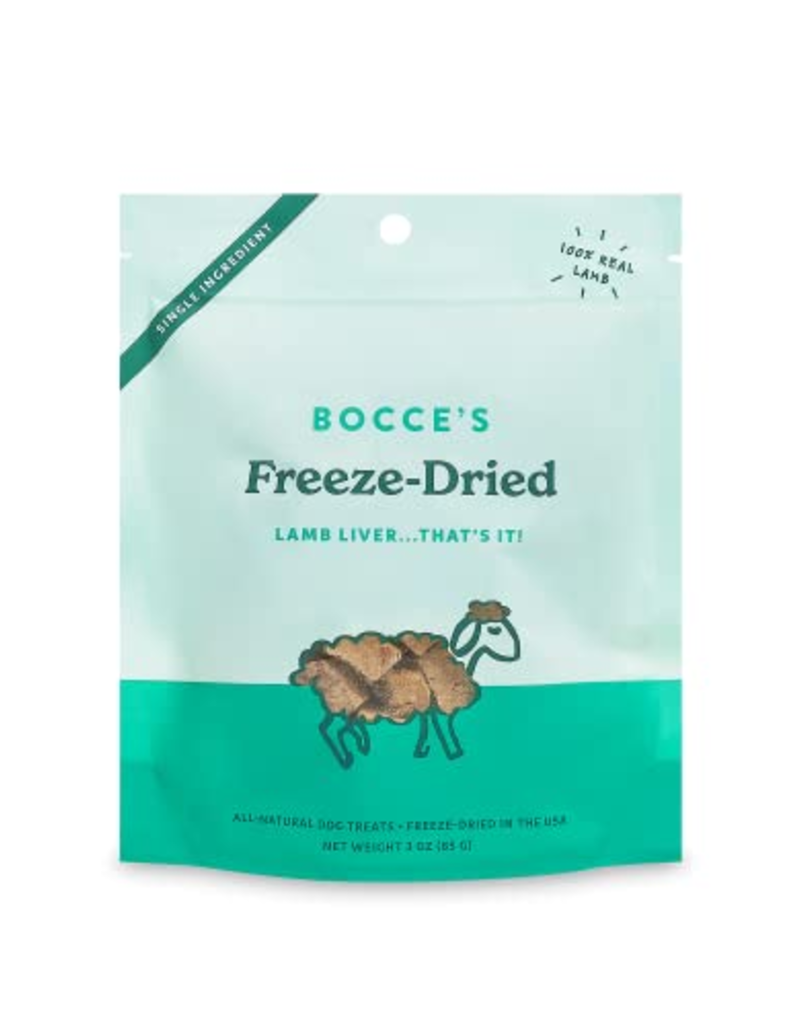 Bocce's Bakery Bocce's Bakery Dog Freeze Dried LAMB LIVER TREATS 3 OZ