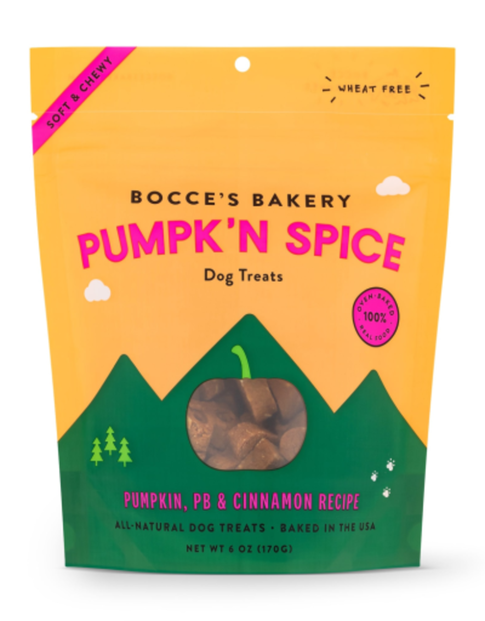 Bocce's Bakery Bocce's Bakery Dog Soft & Chewy PUMPKIN SPICE 6 oz