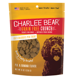 Charlee Bear Charlee Bear Crunch Grain-Free Peanut Butter & Banana Dog Treats - 8 oz.
