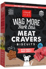 CLOUD STAR Cloud Star Wag More Bark Less Crunchy Meat Cravers Beef Biscuits Dog Treats 12 oz