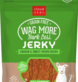 CLOUD STAR Cloud Star Wag More Bark Less Jerky CHICKEN & SWEET POTATO Dog Treats 10 OZ