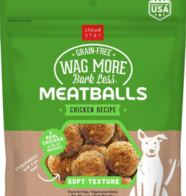 CLOUD STAR Cloud Star Wag More Bark Less Meatball Bites BBQ CHICKEN Dog Treats 14 OZ