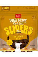 CLOUD STAR Cloud Star Wag More Bark Less Sliders BBQ Chicken Dog Treats 8 oz