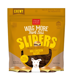 CLOUD STAR Cloud Star Wag More Bark Less Sliders BBQ Chicken Dog Treats 8 oz