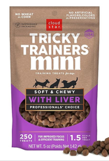 CLOUD STAR Cloud Star Tricky Trainers Mini Liver Soft & Chewy Dog Treats 5 oz