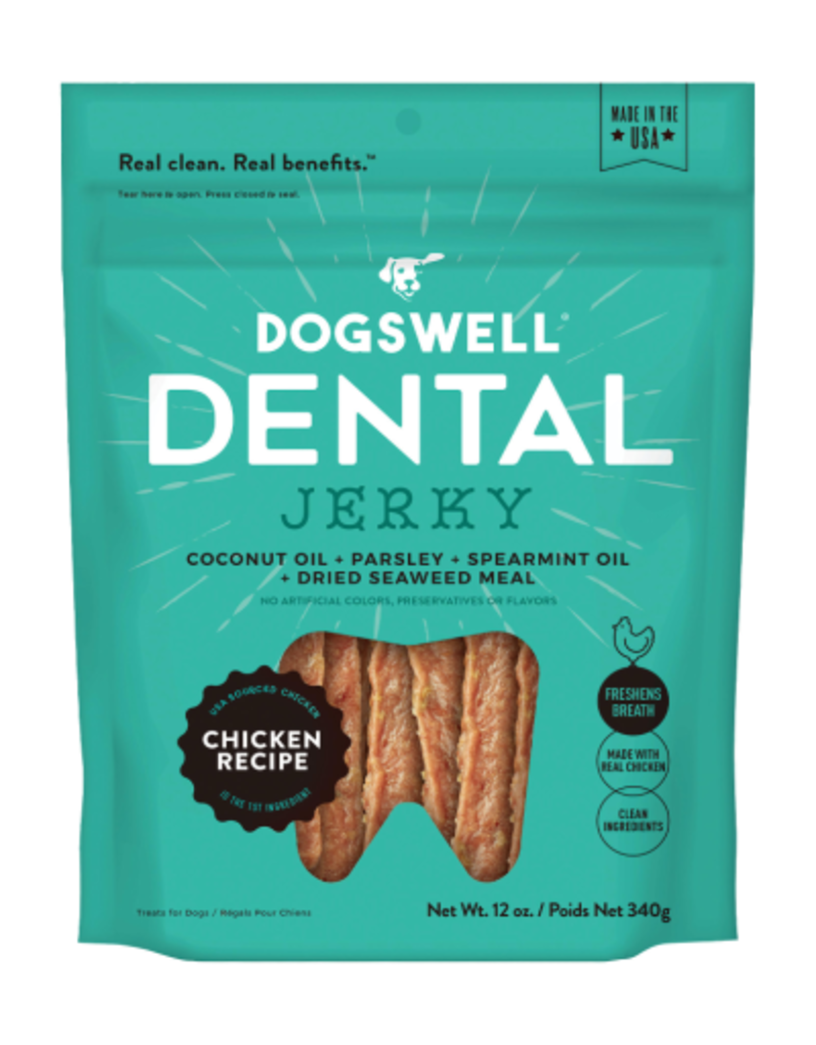 Dogswell Dogswell Dental Chicken Jerky 12 OZ