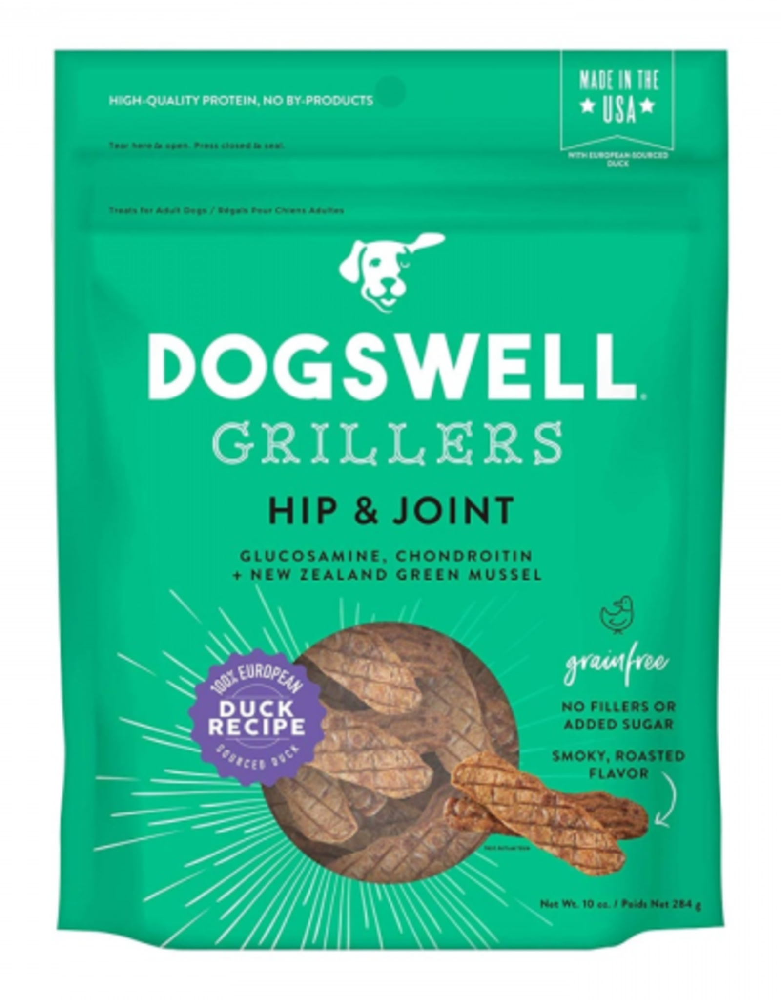 Dogswell Dogswell Grillers Hip & Joint Dog Treats Duck 10 oz