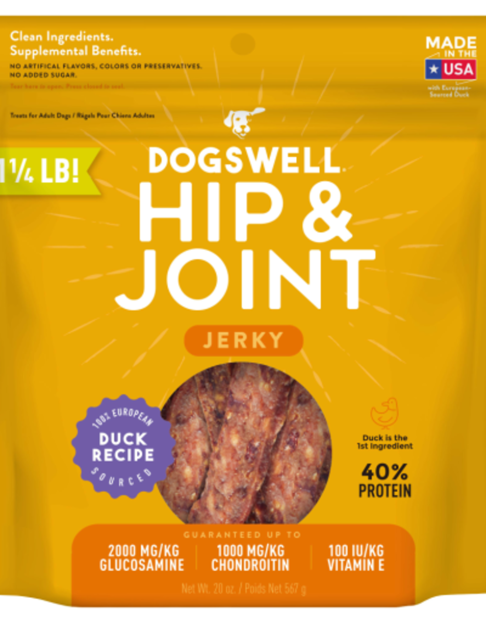 Dogswell Dogswell Hip & Joint Duck Jerky 20 oz