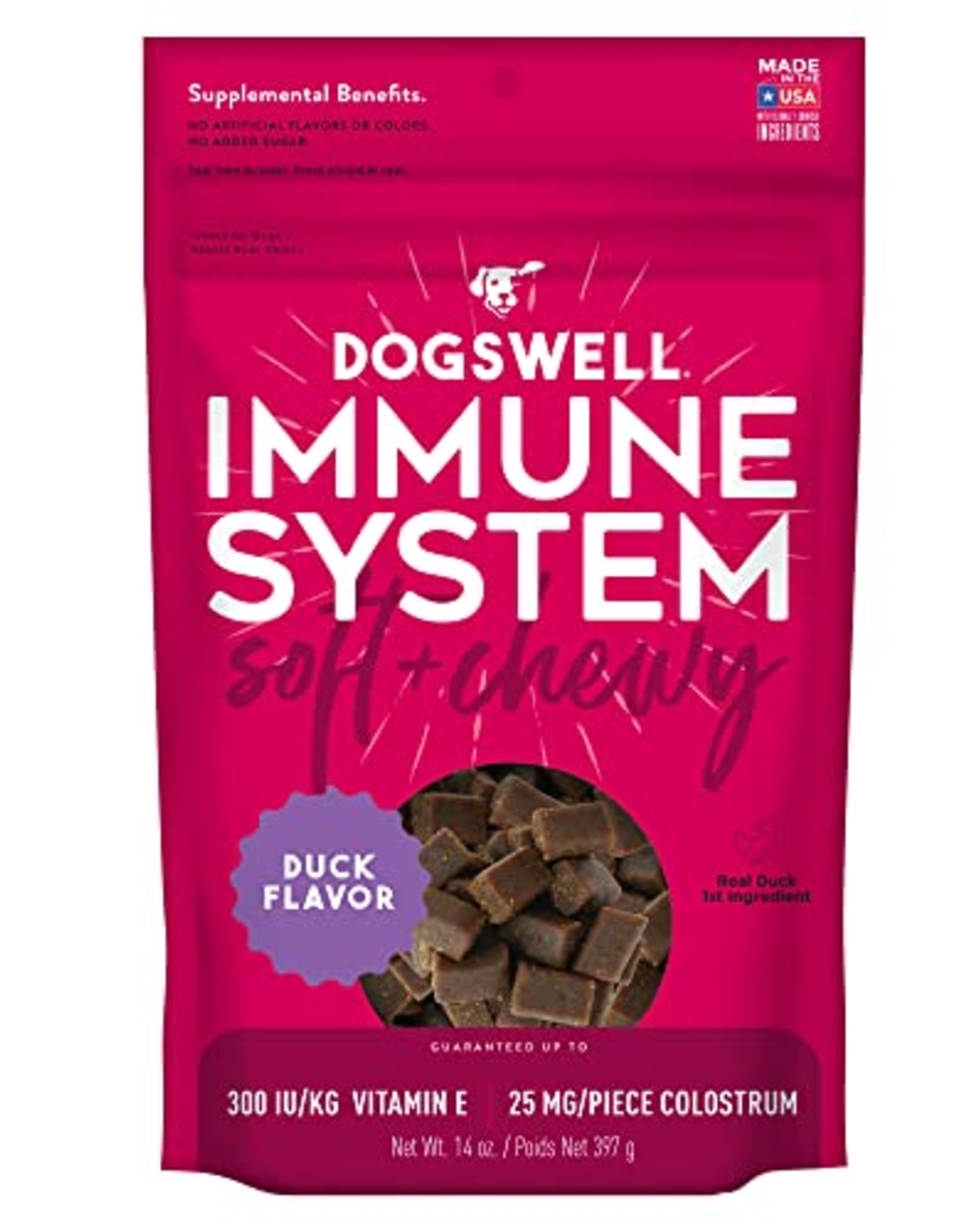 Dogswell Dogswell Immune System Duck Soft & Chewy Dog Treats 14 oz PDV