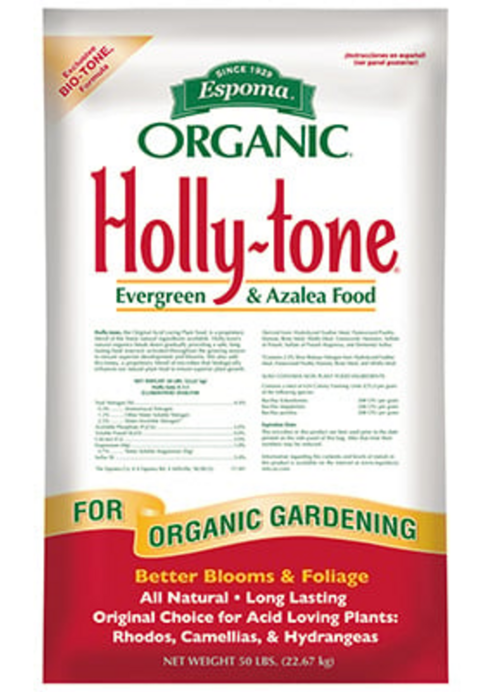 Espoma ESPOMA HOLLY-TONE 50lbs