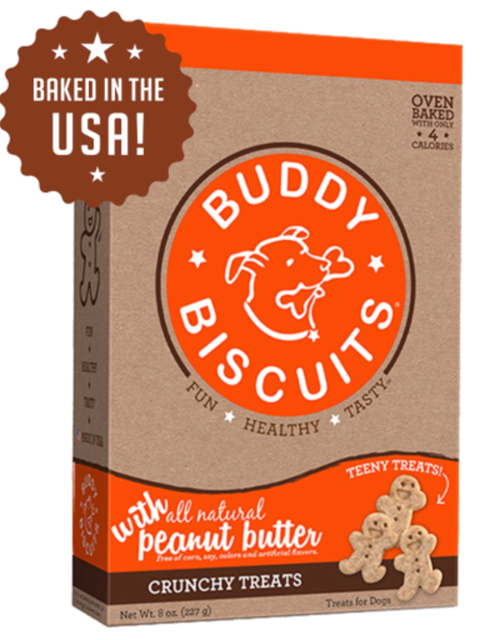 Buddy Biscuits Cloud Star Buddy Biscuits Itty Bitty Peanut Butter Dog Treats 8 oz