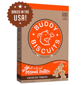 Buddy Biscuits Cloud Star Buddy Biscuits Itty Bitty Peanut Butter Dog Treats 8 oz