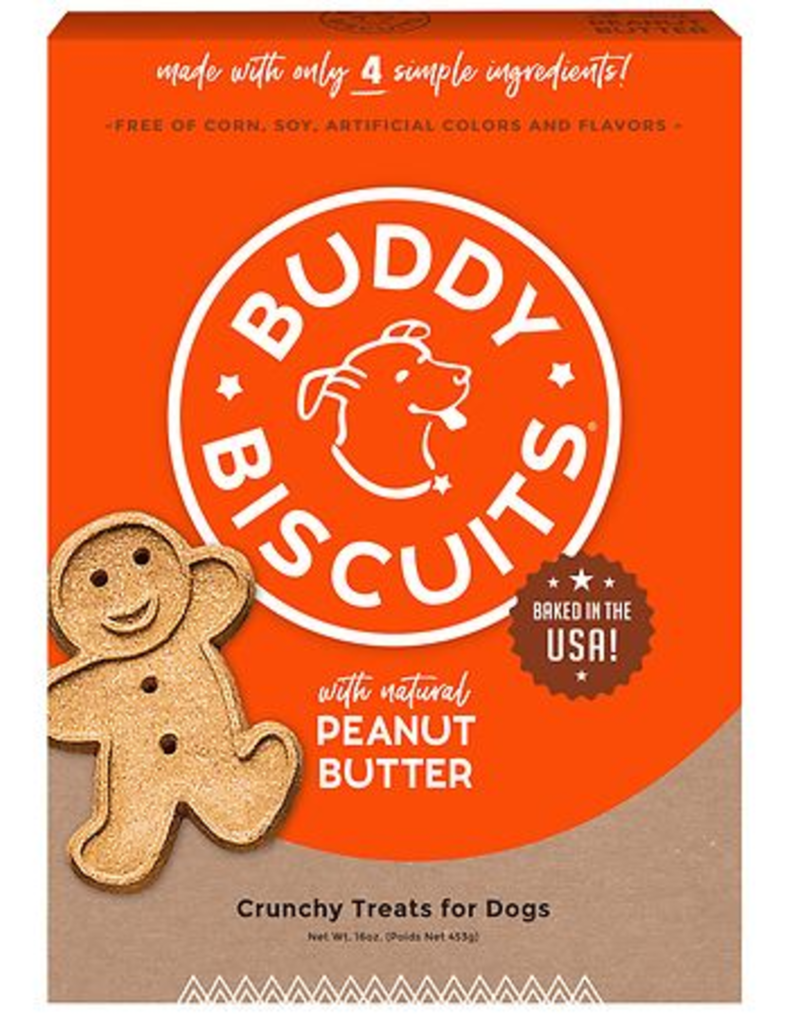 Buddy Biscuits Cloud Star Buddy Biscuits Peanut Butter Dog Treats 16 oz