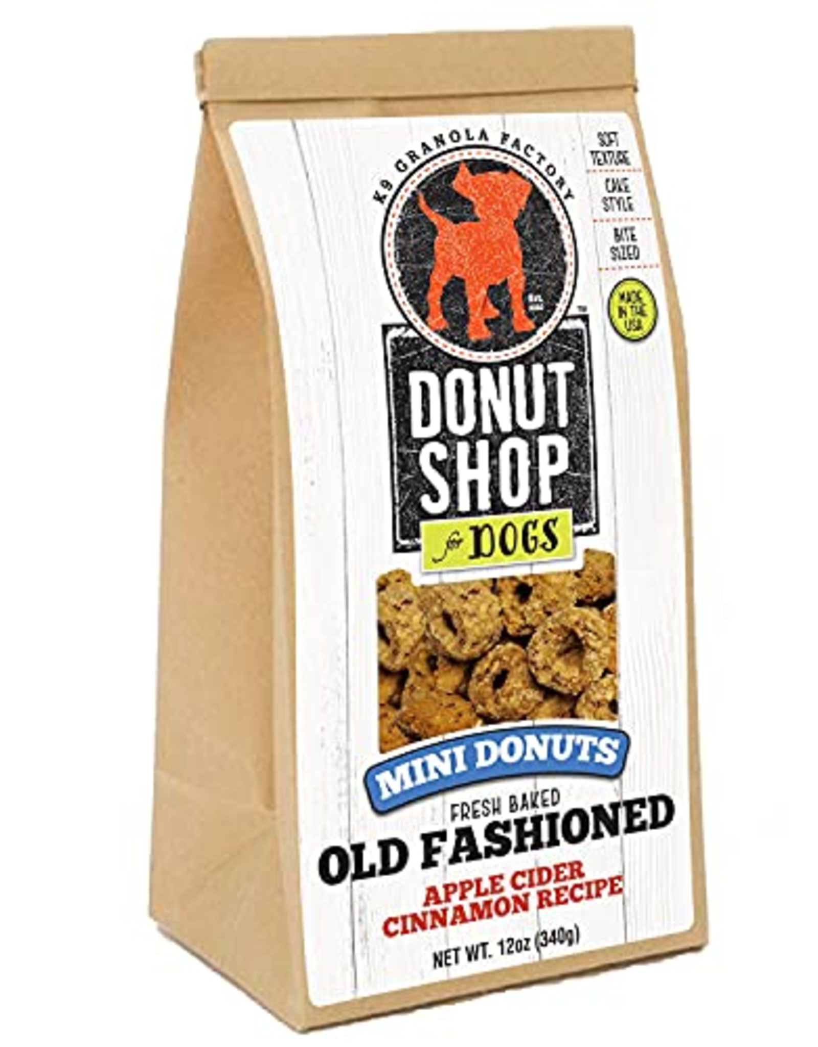 K9 GRANOLA FACTORY K9 Granola MINI DONUTS VANILLA CONFETTI Dog Treats 12 oz