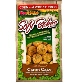 K9 GRANOLA FACTORY K9 Granola Soft Bakes CARROT CAKE Dog Treats 12 oz