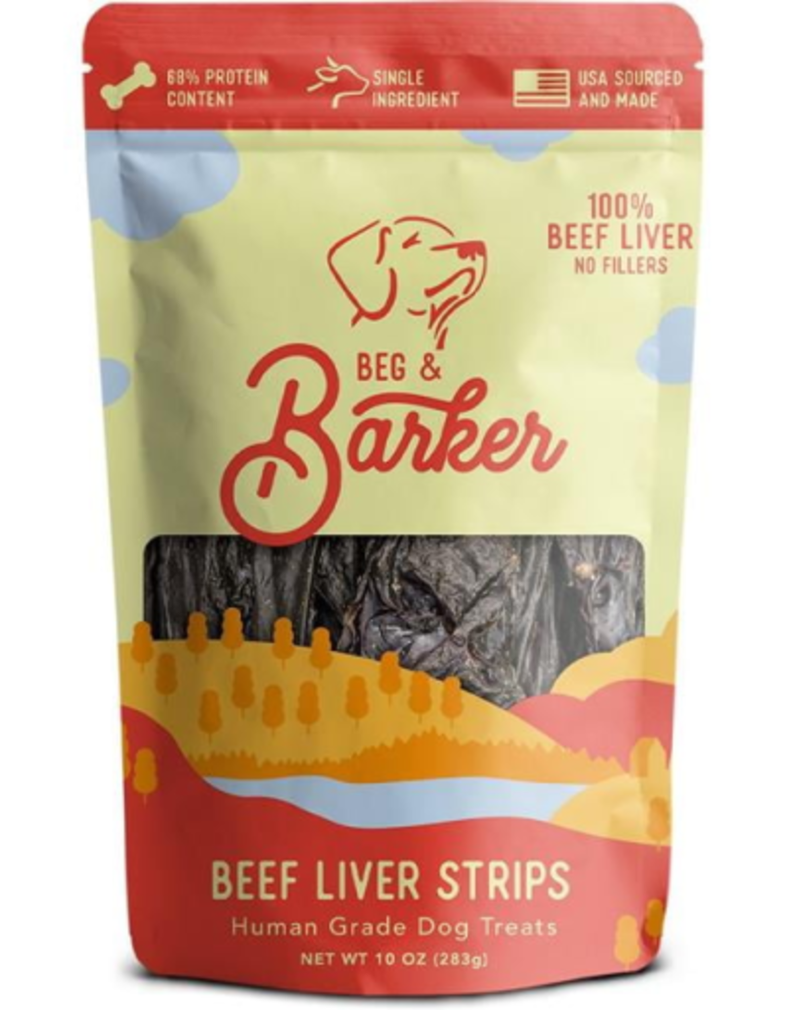 Beg & Barker BEG & BARKER BEEF LIVER STRIPS 10OZ