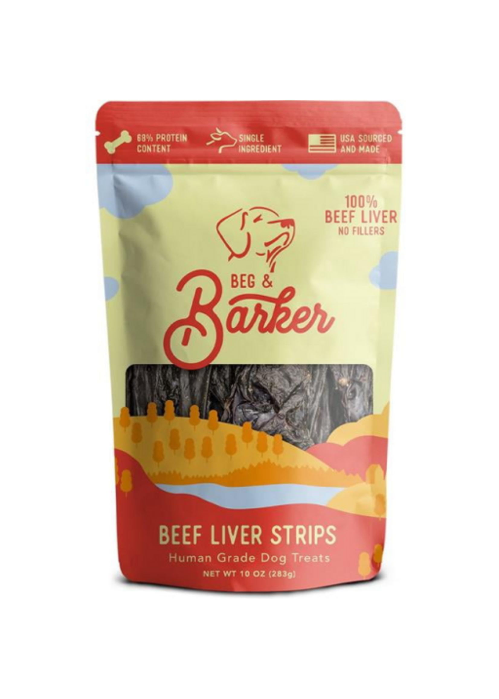 Beg & Barker Beg & Barker Beef Liver Strips Dog Treats - 10 oz