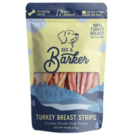 Beg & Barker BEG & BARKER TURKEY BREAST STRIPS 10OZ