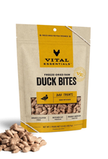 VITAL ESSENTIALS Vital Essentials Freeze Dried DUCK BITES Dog Treats 5.5 oz