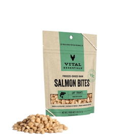 VITAL ESSENTIALS VITAL ESSENTIALS CAT FREEZE-DRIED TREAT BITES SALMON 1.1OZ