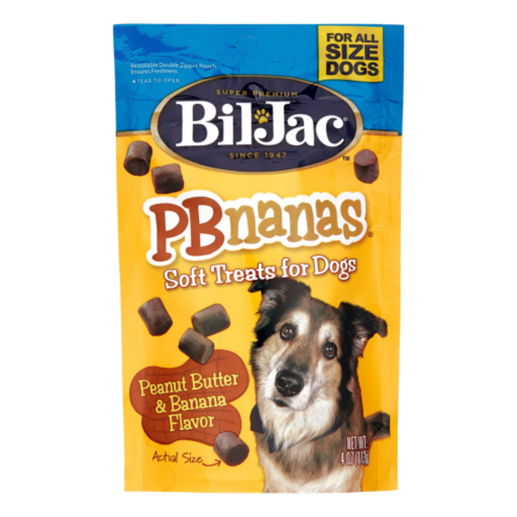 Bil-Jac Bil-Jac PB-Nanas Dog Treats - 4 oz