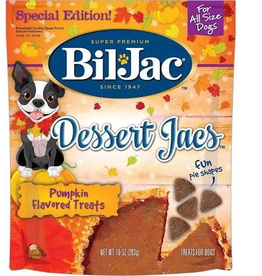 Bil-Jac Bil-Jac Super Premium Dessert Jacs Pumpkin Dog Treats 10 oz