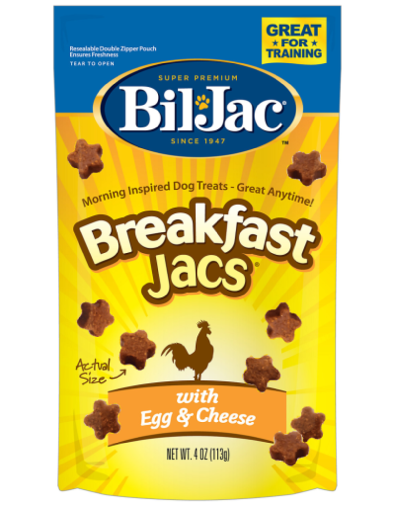 Bil-Jac Bil-Jac Breakfast Jacs Egg & Cheese Dog Treats 4 oz
