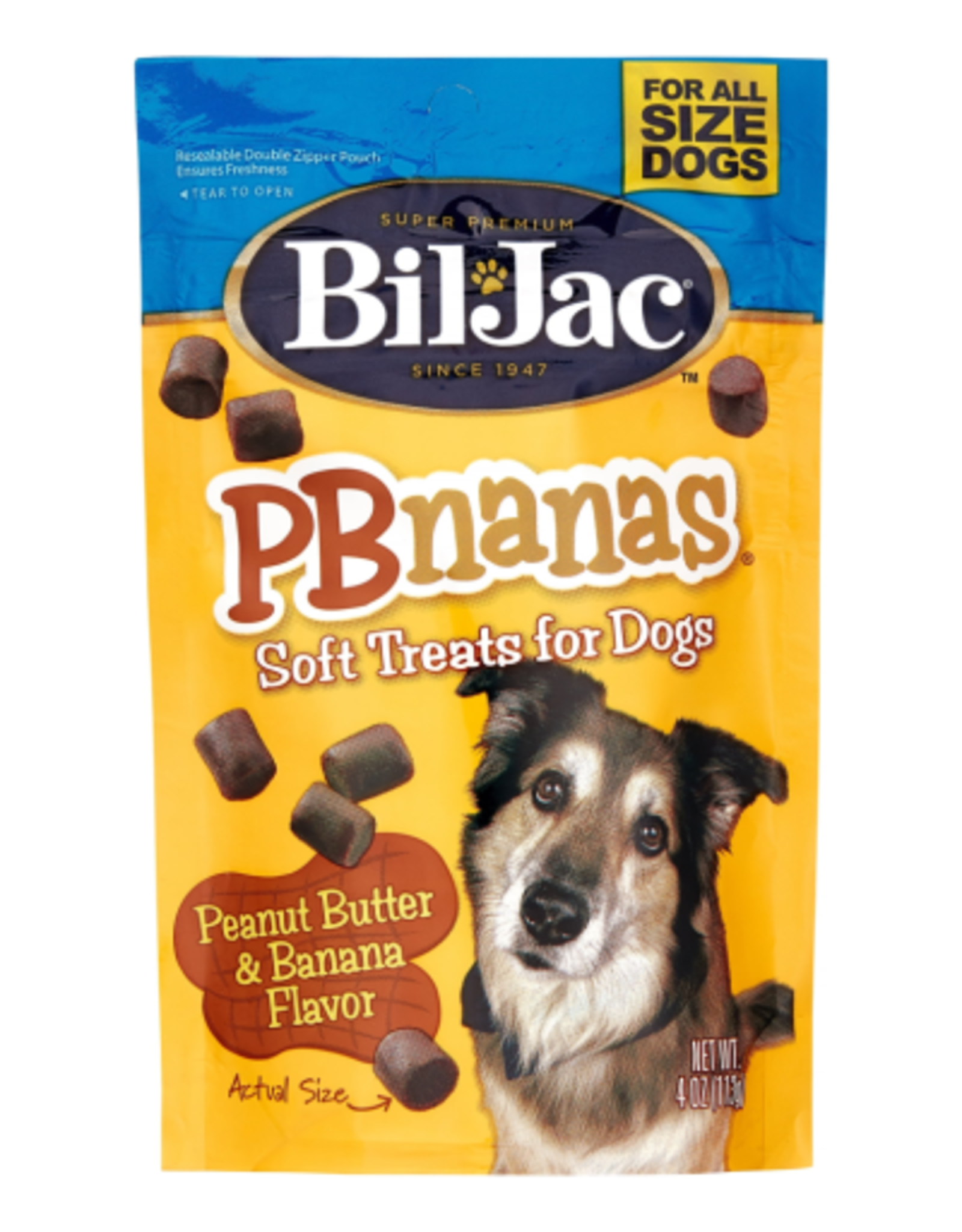 Bil-Jac Bil-Jac PB-Nanas Dog Treats 4 oz