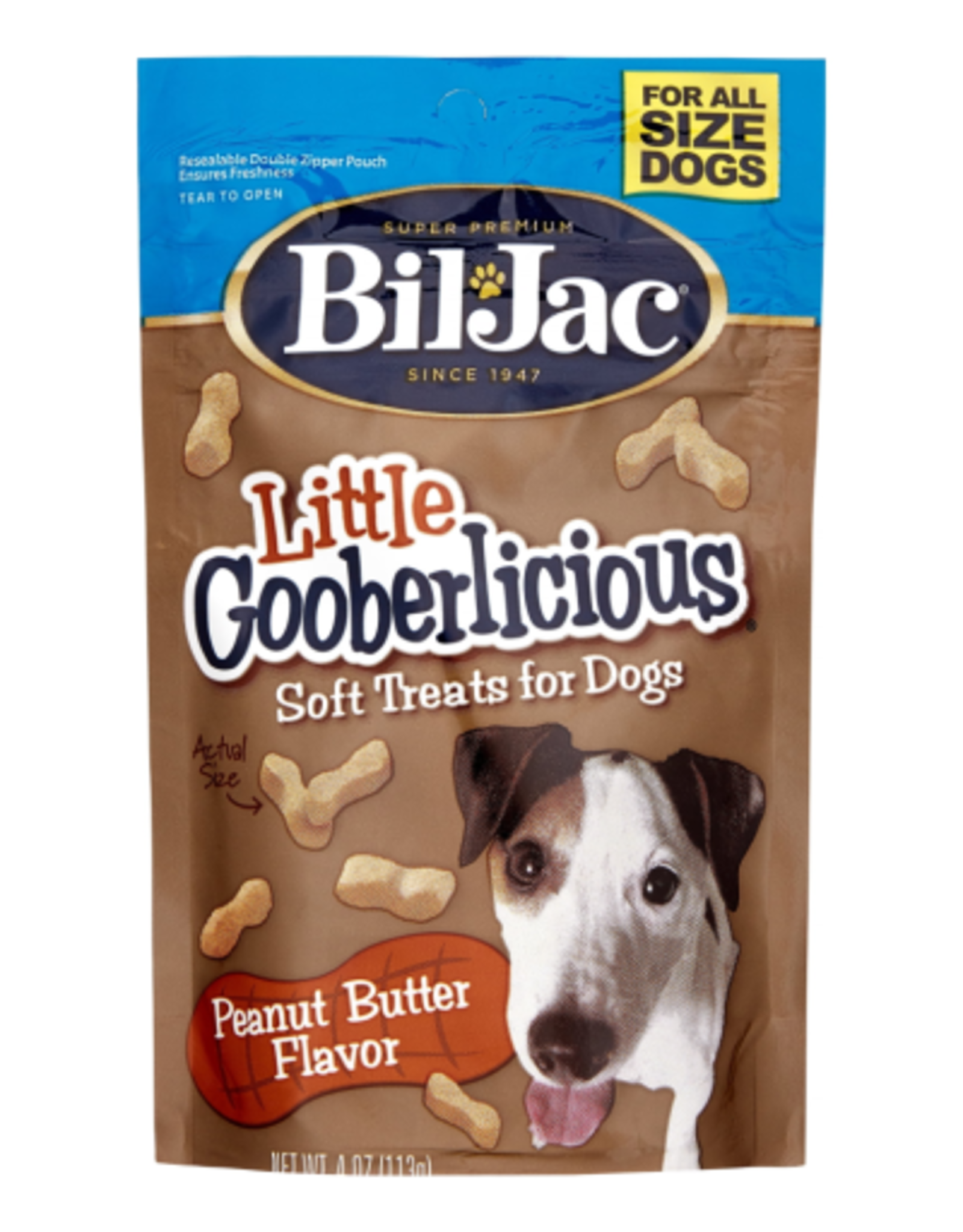 Bil-Jac Bil-Jac Little Gooberlicious Peanut Butter Dog Treats 4 oz