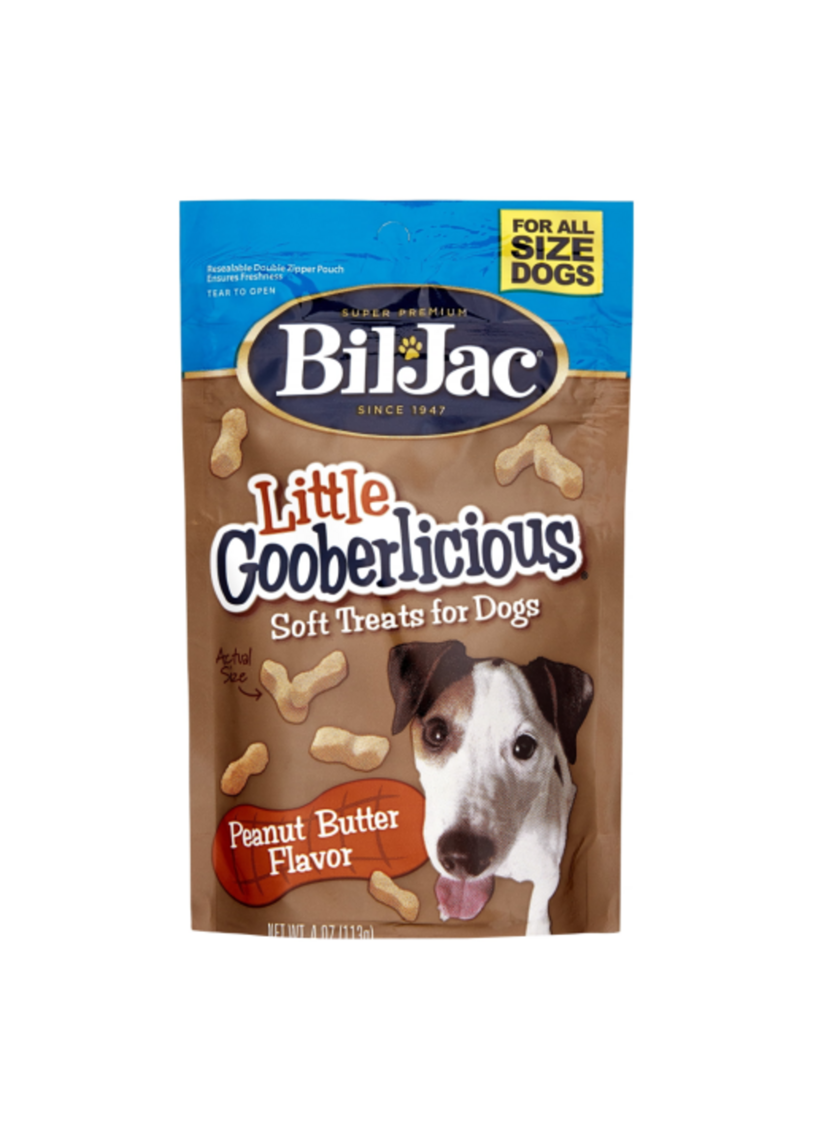 Bil-Jac Bil-Jac Little Gooberlicious Peanut Butter Dog Treats - 4 oz