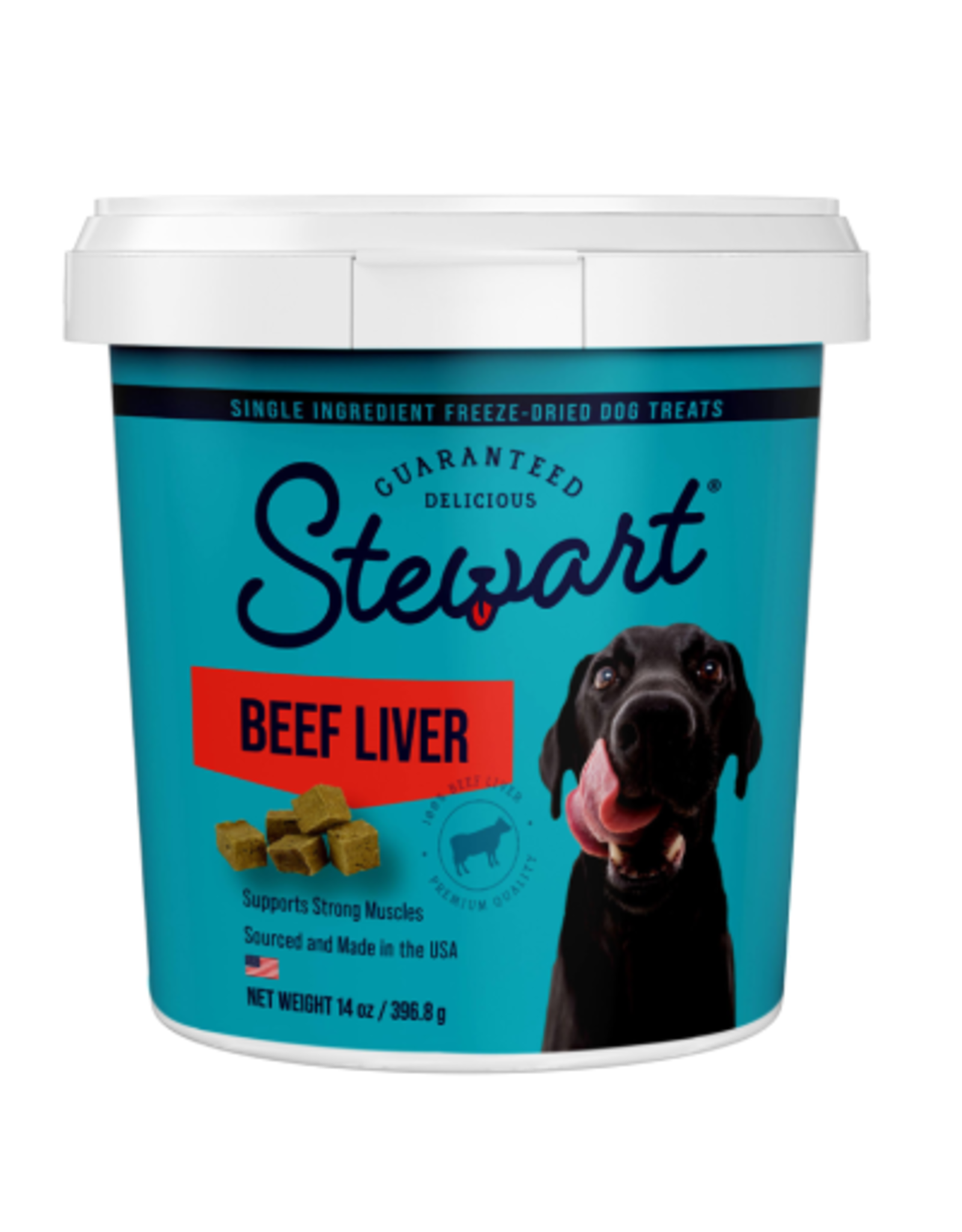 Stewart Stewart Pro-Treat Freeze Dried Beef Liver 14 oz. Tub