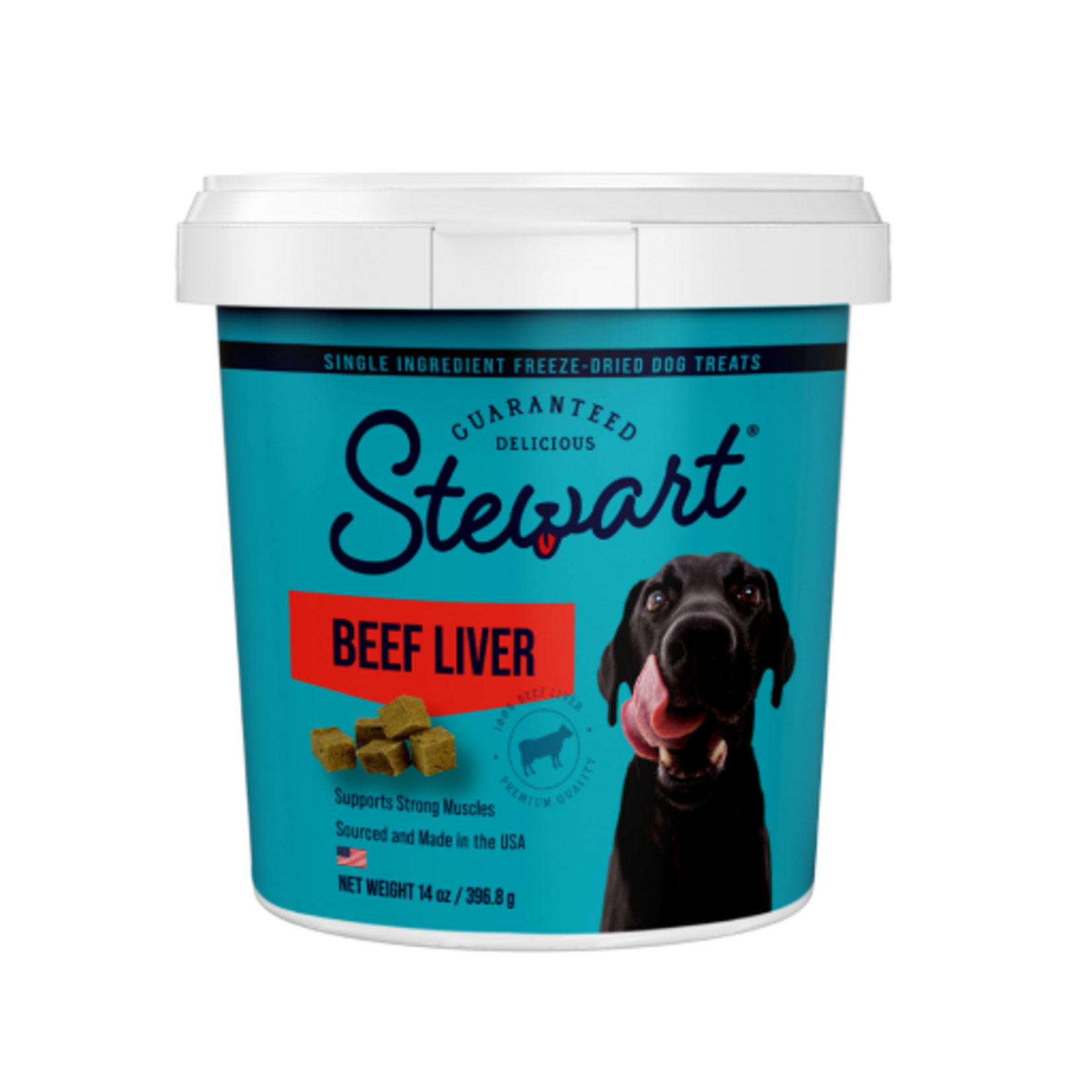 Stewart Stewart Pro-Treat Freeze Dried Beef Liver 14 oz. Tub