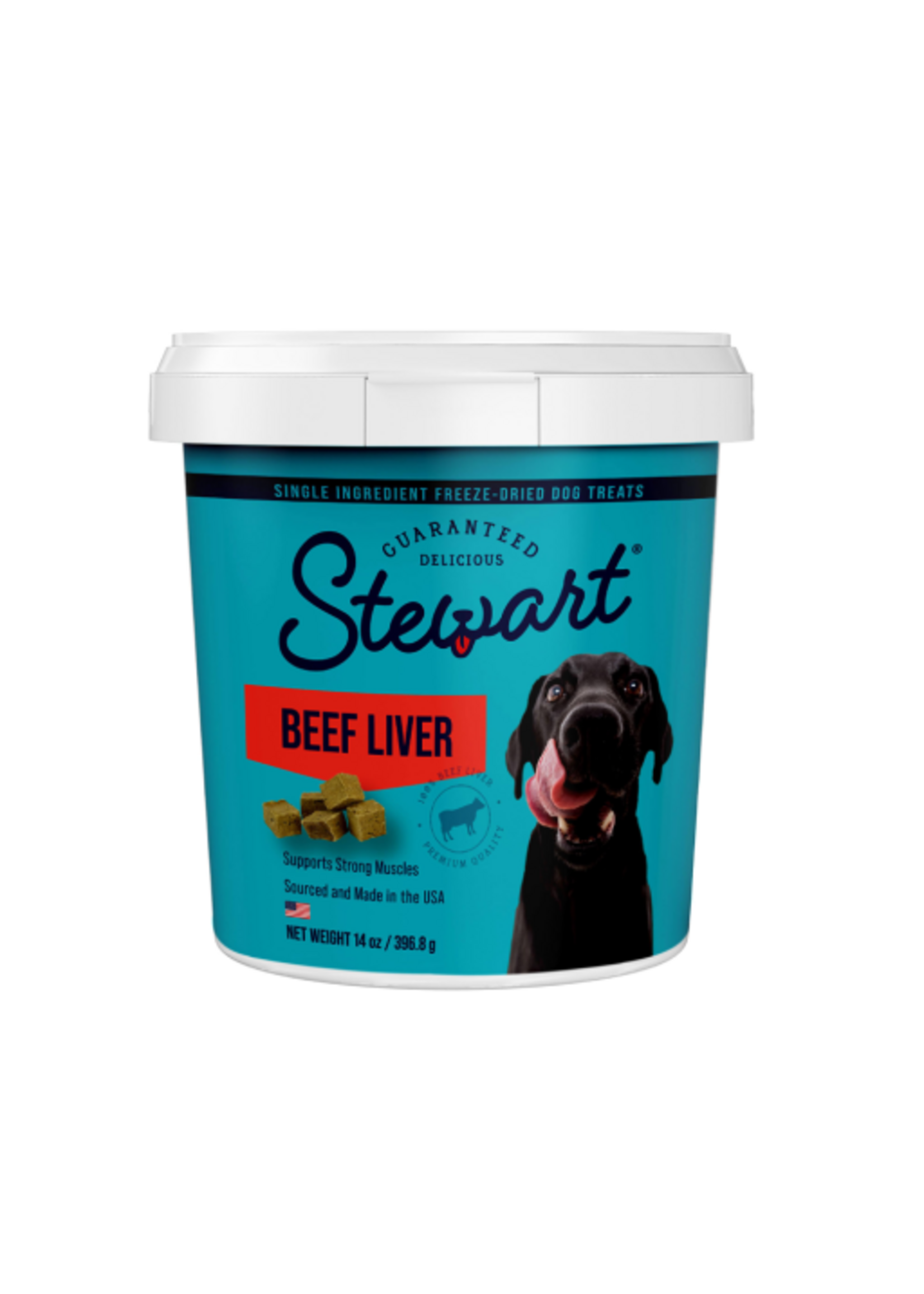 Stewart Stewart Pro-Treat Freeze Dried Beef Liver 14 oz. Tub