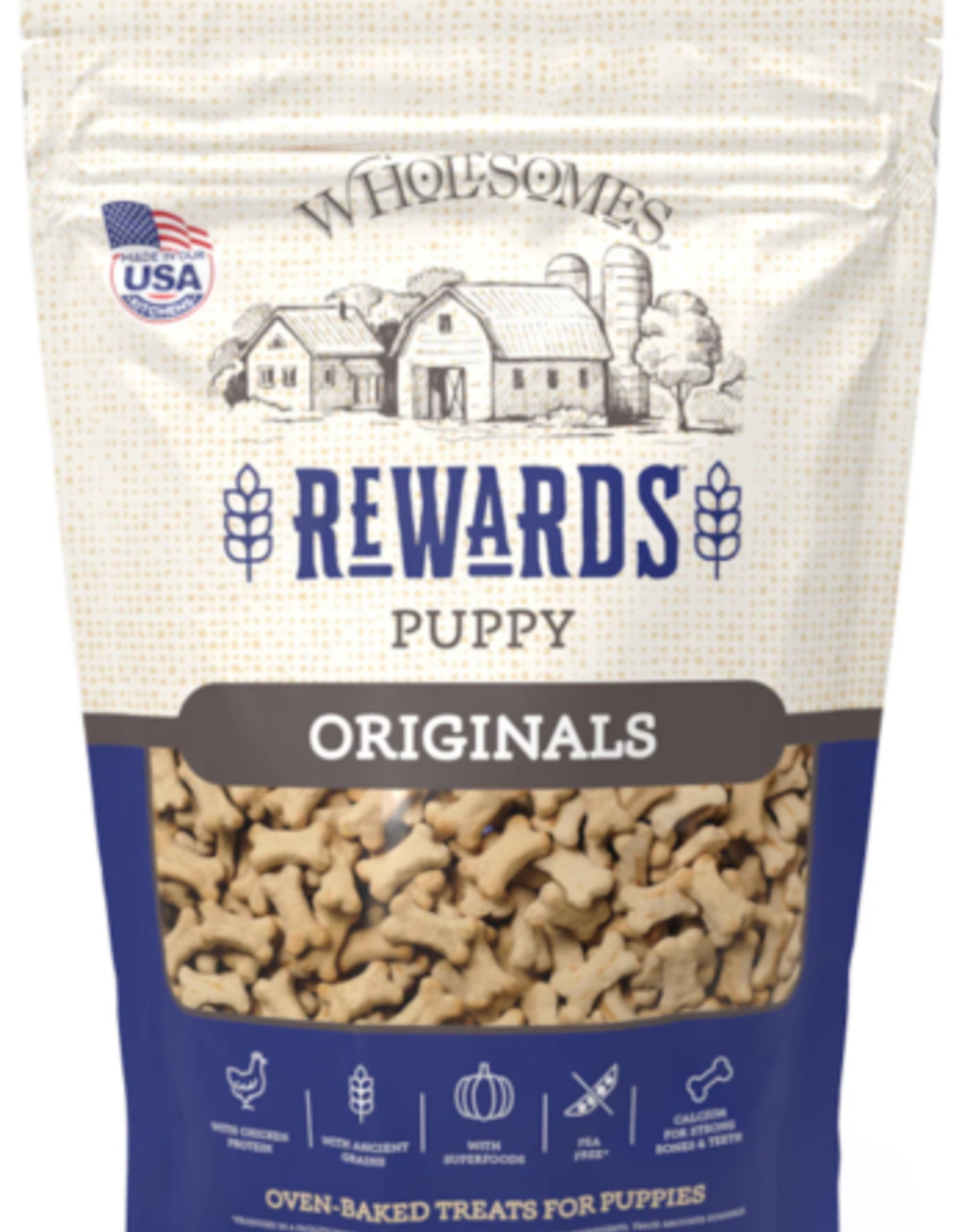 SPORTMIX Wholesomes Rewards Classic Biscuits Original Puppy Chicken 2 lb