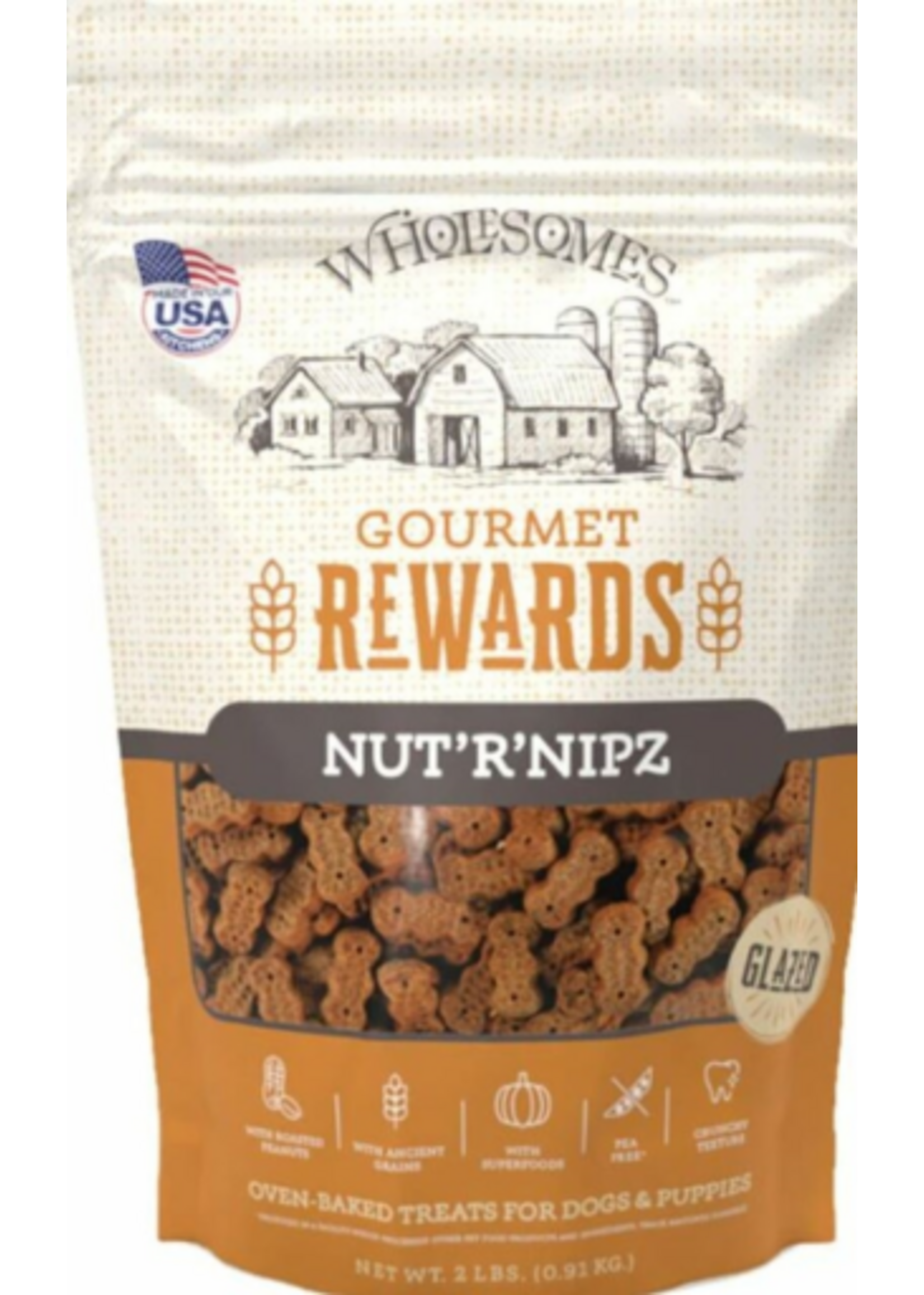 Sportmix Wholesomes Rewards Gourmet Biscuits Nut'R'Nipz - 2 lb