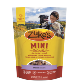 Zuke's ZUKE'S DOG MINI NATURALS WILD RABBIT TREATS 6OZ DISCONTINUED