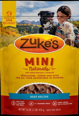 Zuke's ZUKE'S DOG MINI NATURALS BEEF 1LB