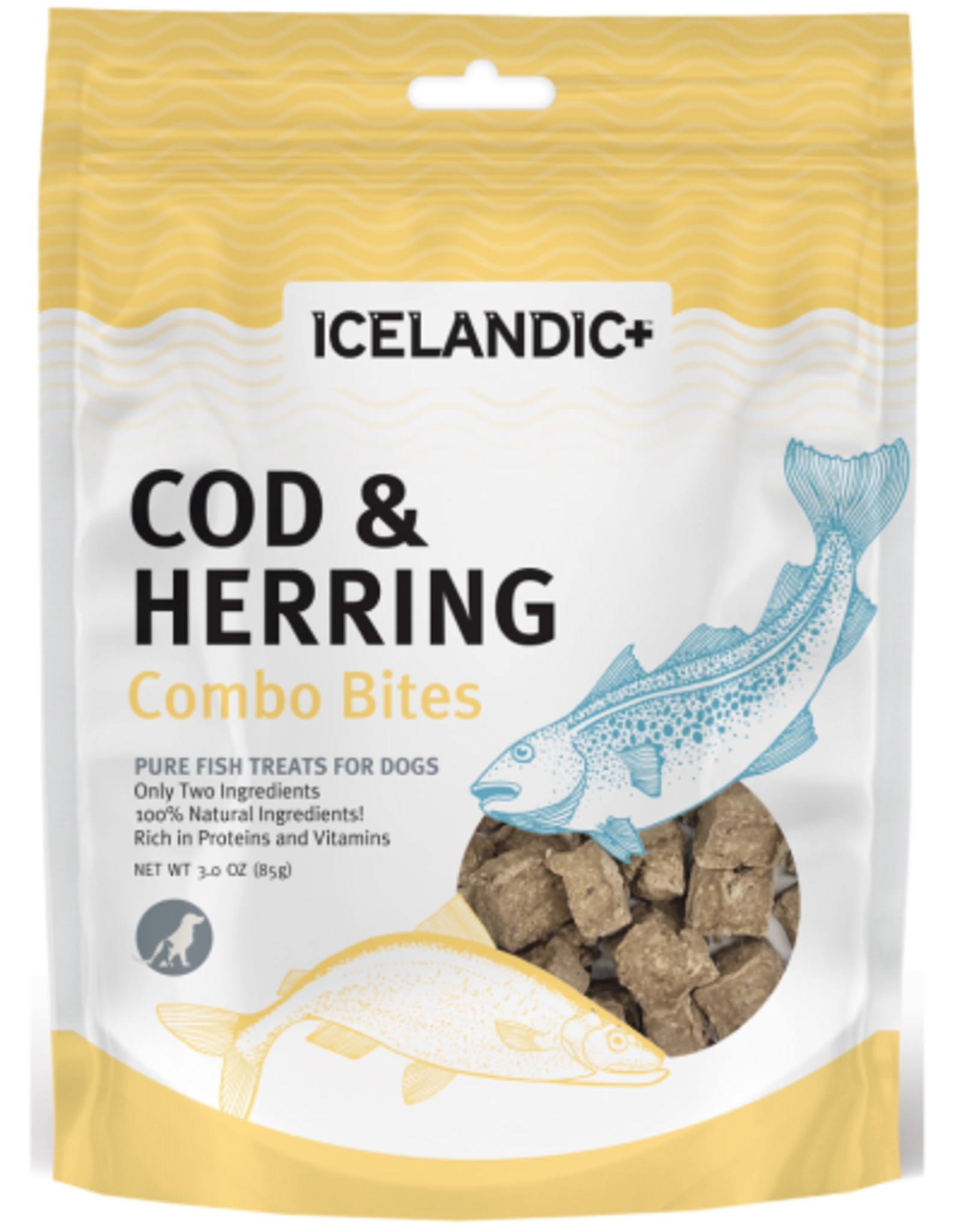 Icelandic+ Icelandic+ Cod & Herring Combo Bites Dog Treats 3.0 oz