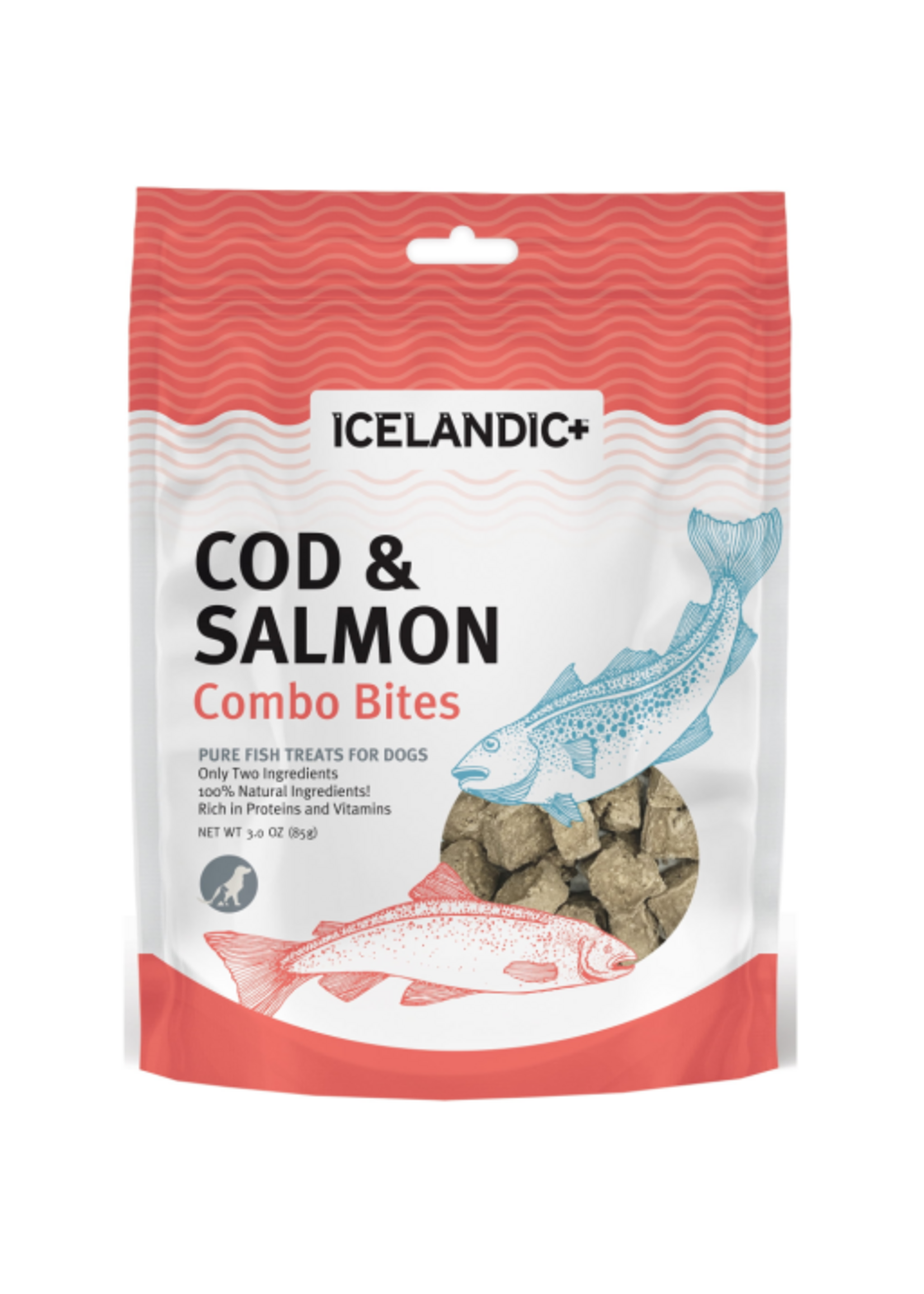 Icelandic+ Icelandic+ Cod & Salmon Combo Bites Dog Treats 3.0 oz