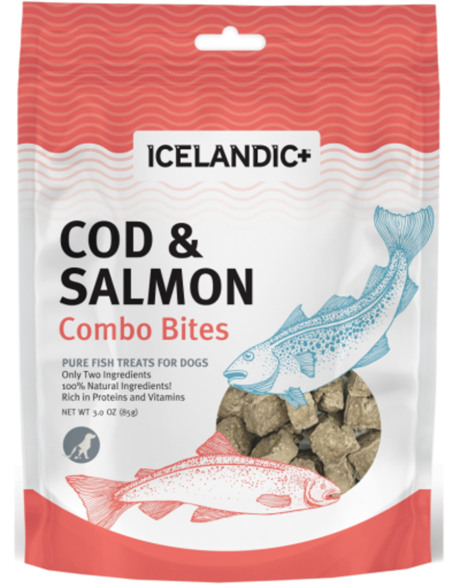 Icelandic+ Icelandic+ Cod & Salmon Combo Bites Dog Treats 3.0 oz