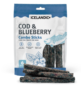 Icelandic+ Icelandic+ Cod & Blueberry Combo Sticks Dog Treats 2 oz