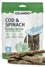 Icelandic+ Icelandic+ Cod & Spinach Combo Sticks Dog Treats 2 oz