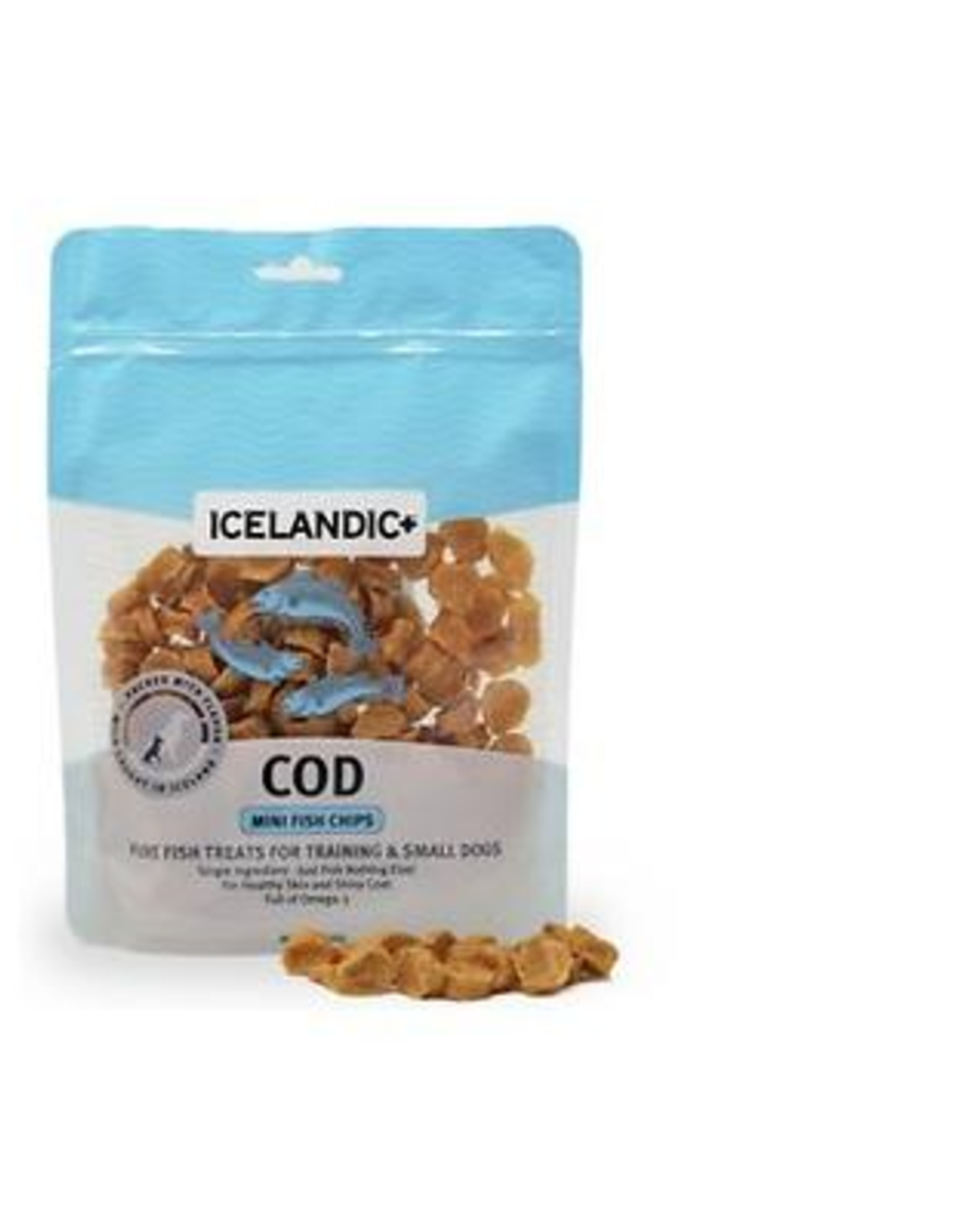 Icelandic+ Icelandic+ Mini Cod Fish Chips Training Dog Treats 2.5 oz
