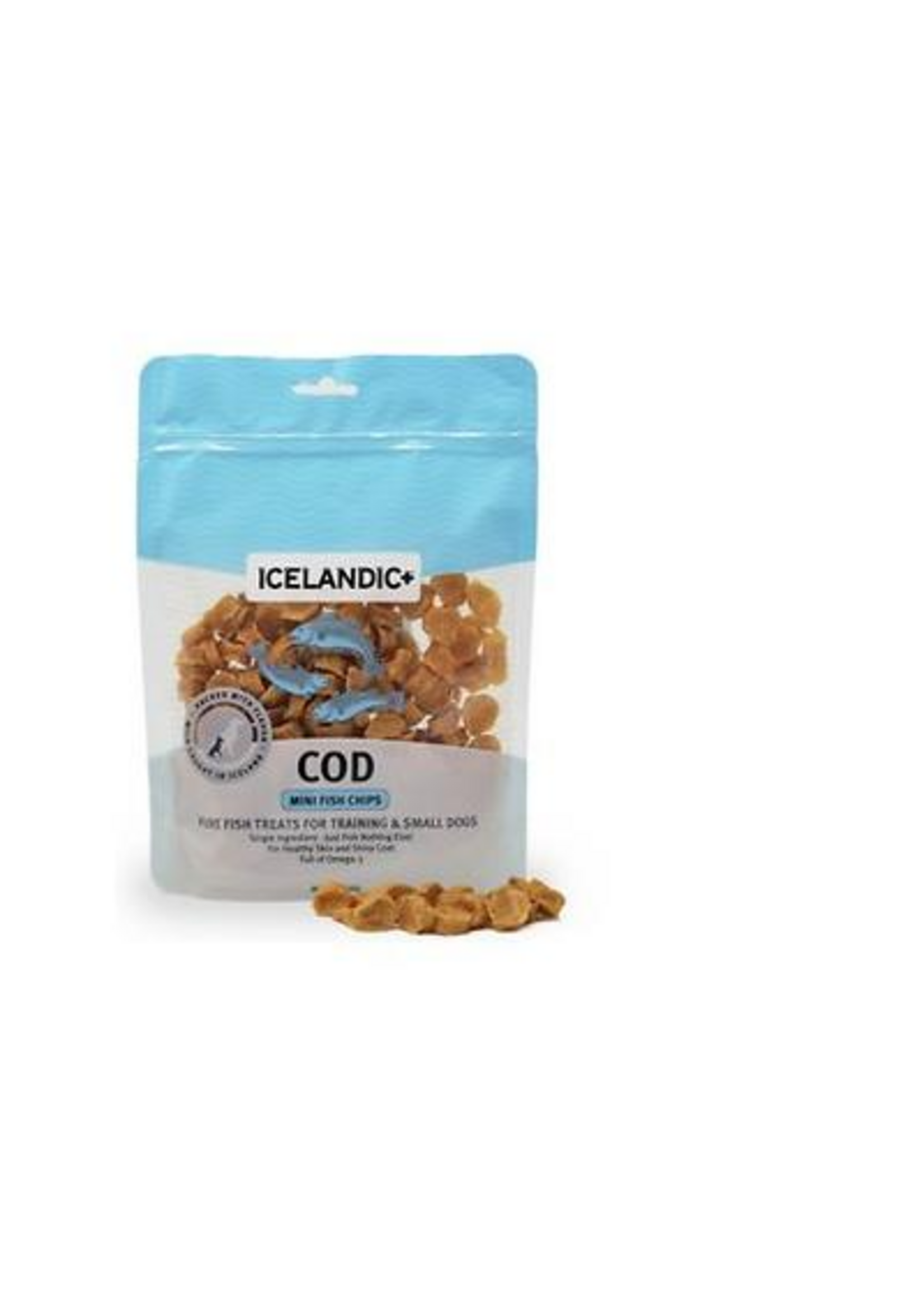 Icelandic+ Icelandic+ Mini Cod Fish Chips Training Dog Treats 2.5 oz