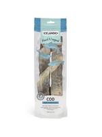 Icelandic+ Icelandic+ Cod Skin 10"  Long Hand Wrapped Dog Chew Stick  2-Pack  3.2-oz Bag