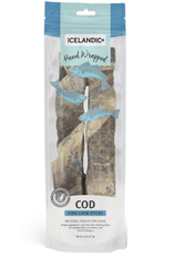 Icelandic+ Icelandic+ Cod Skin 10"  Long Hand Wrapped Dog Chew Stick  2-Pack  3.2-oz Bag