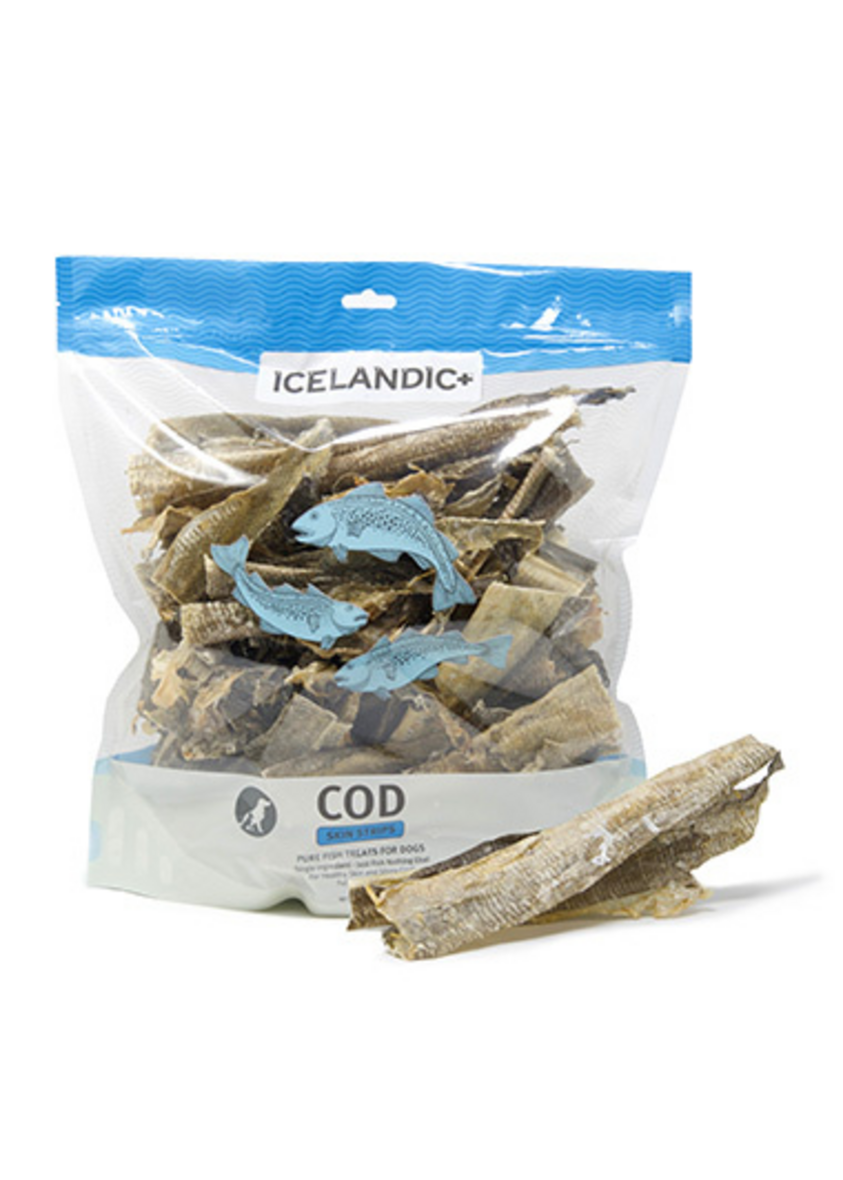 Icelandic+ Icelandic+ Cod Skin Mixed Pieces Dog Treats 8 oz