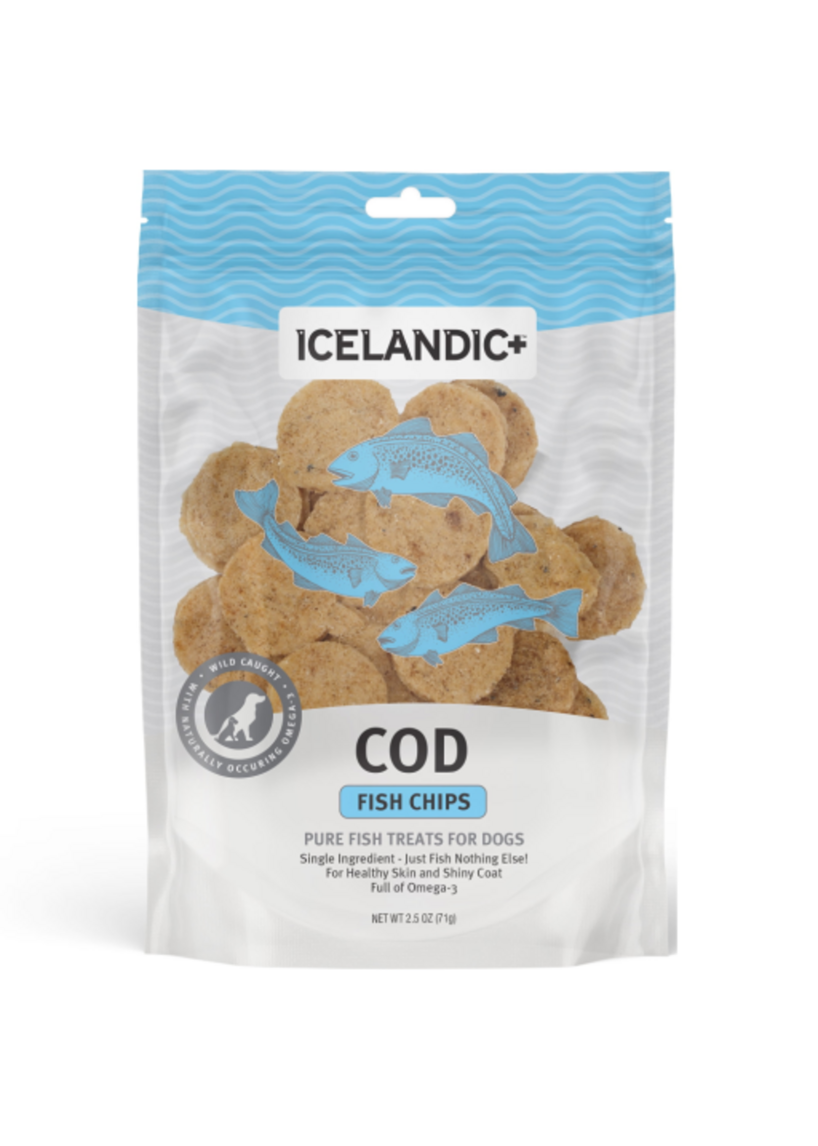 Icelandic+ Icelandic+ Cod Fish Chips Dog Treats 2.5 oz