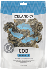 Icelandic+ Icelandic+ Cod Skin Rolls Dog Treats 3 oz