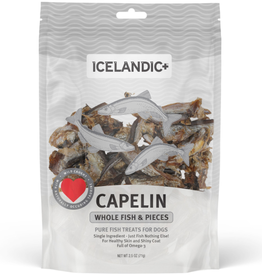 Icelandic+ Icelandic+ Capelin Whole Fish & Pieces Dog Treats 2.5 oz